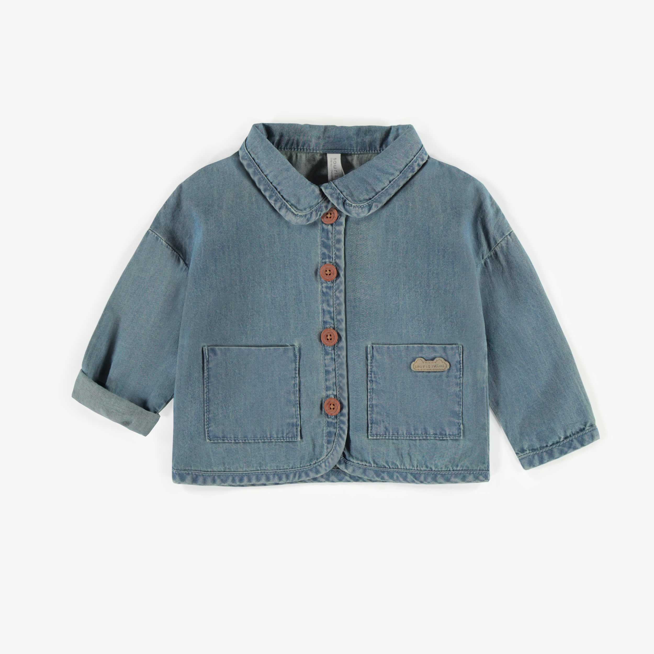 Veste à manches longues en denim, naissance