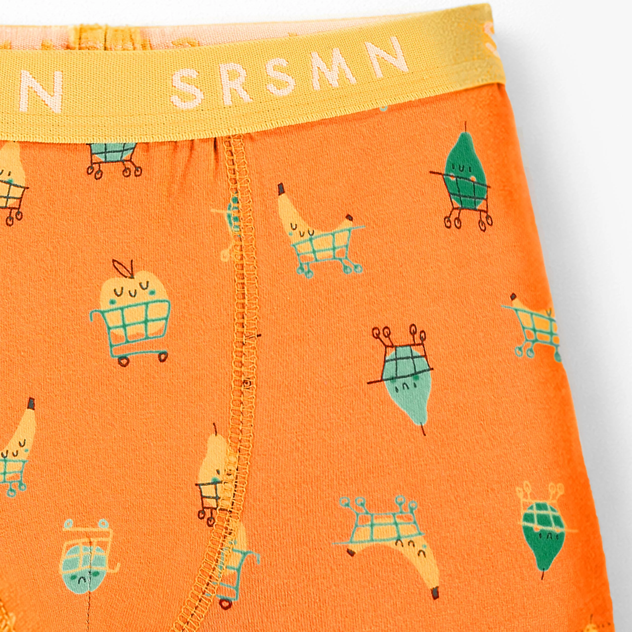 Boxer orange à motifs fruités, enfant - Image 3