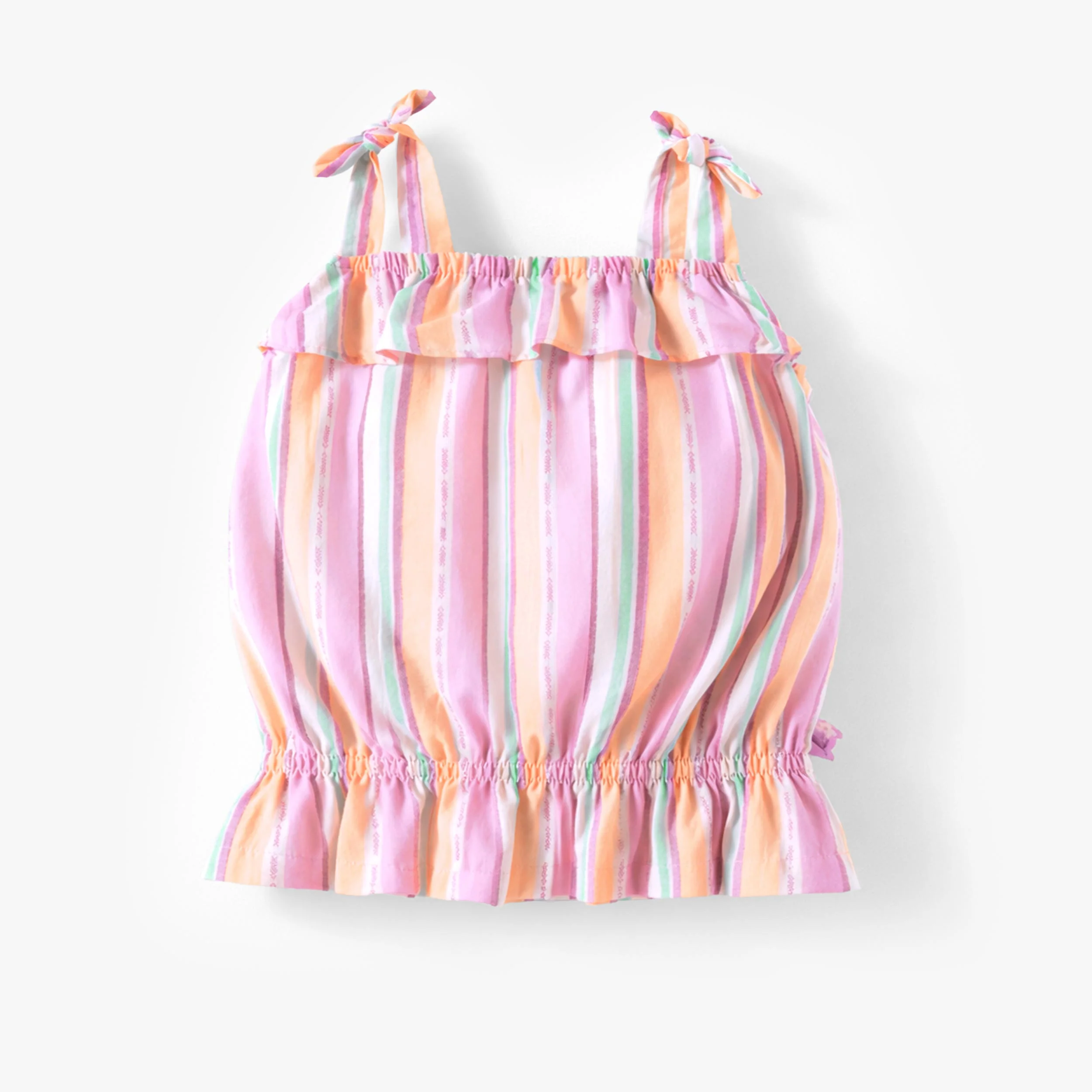 Camisole à rayures colorées, enfant