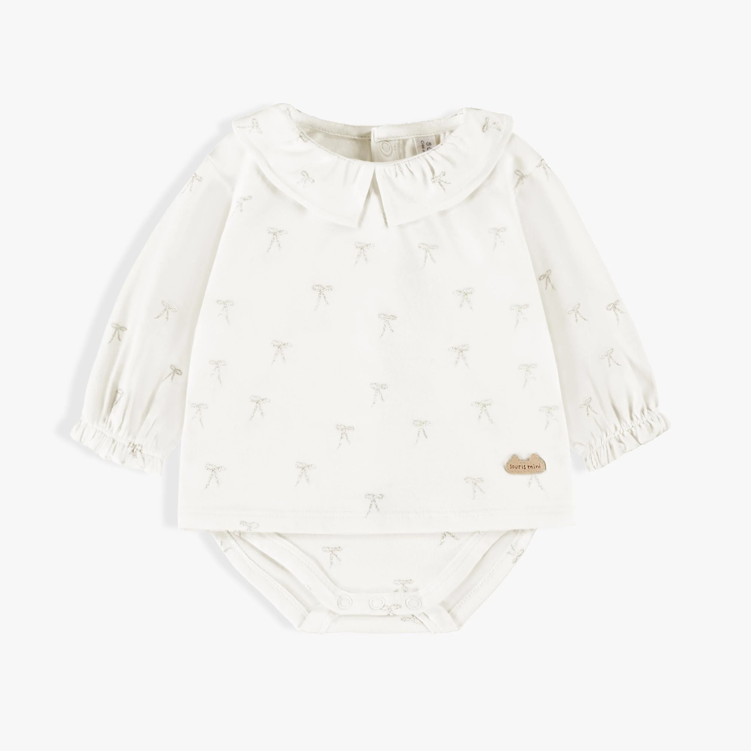 Chemise cache-couche crème, naissance