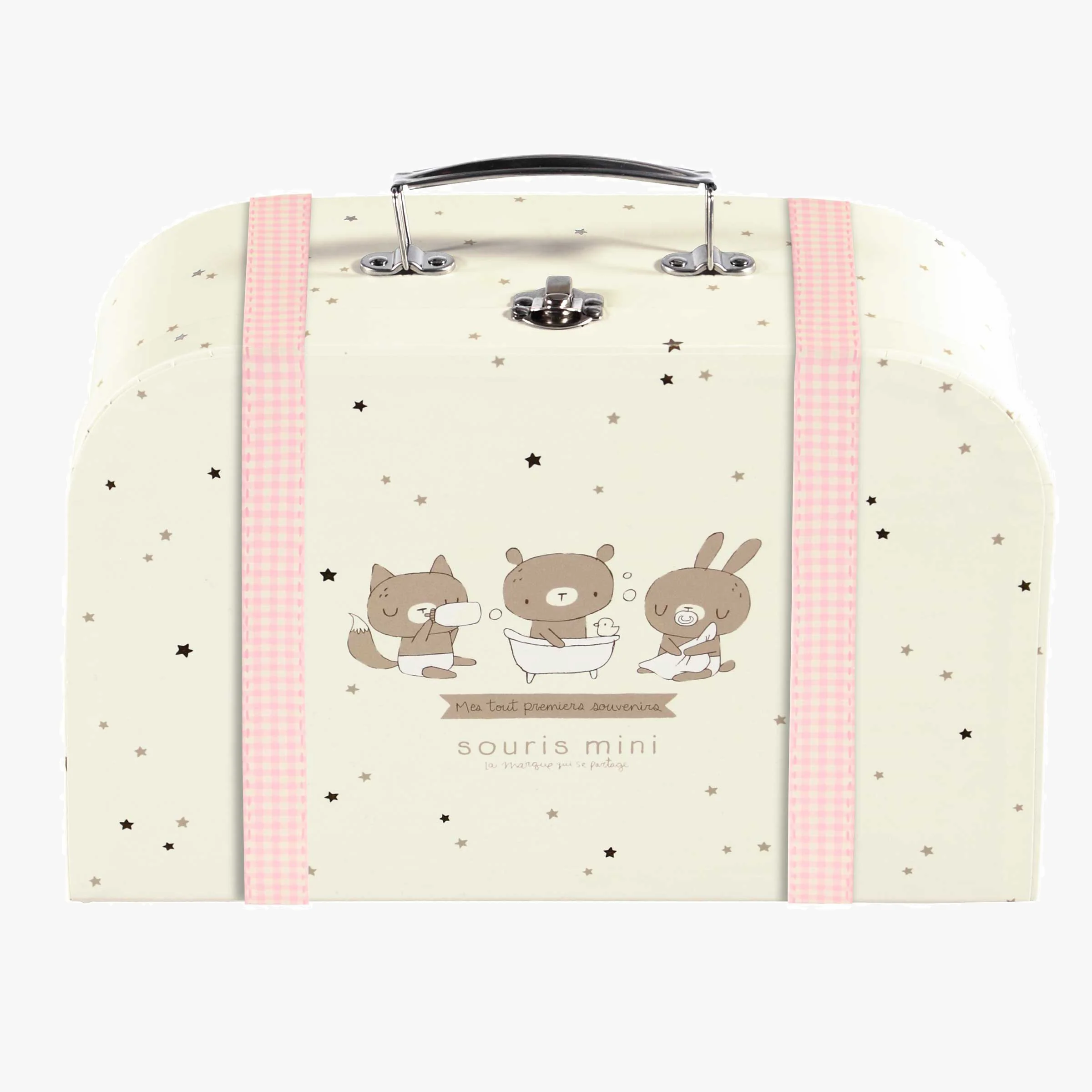 Coffret cadeau rose et crème « Le Signature » (11 pièces), naissance - Image 20