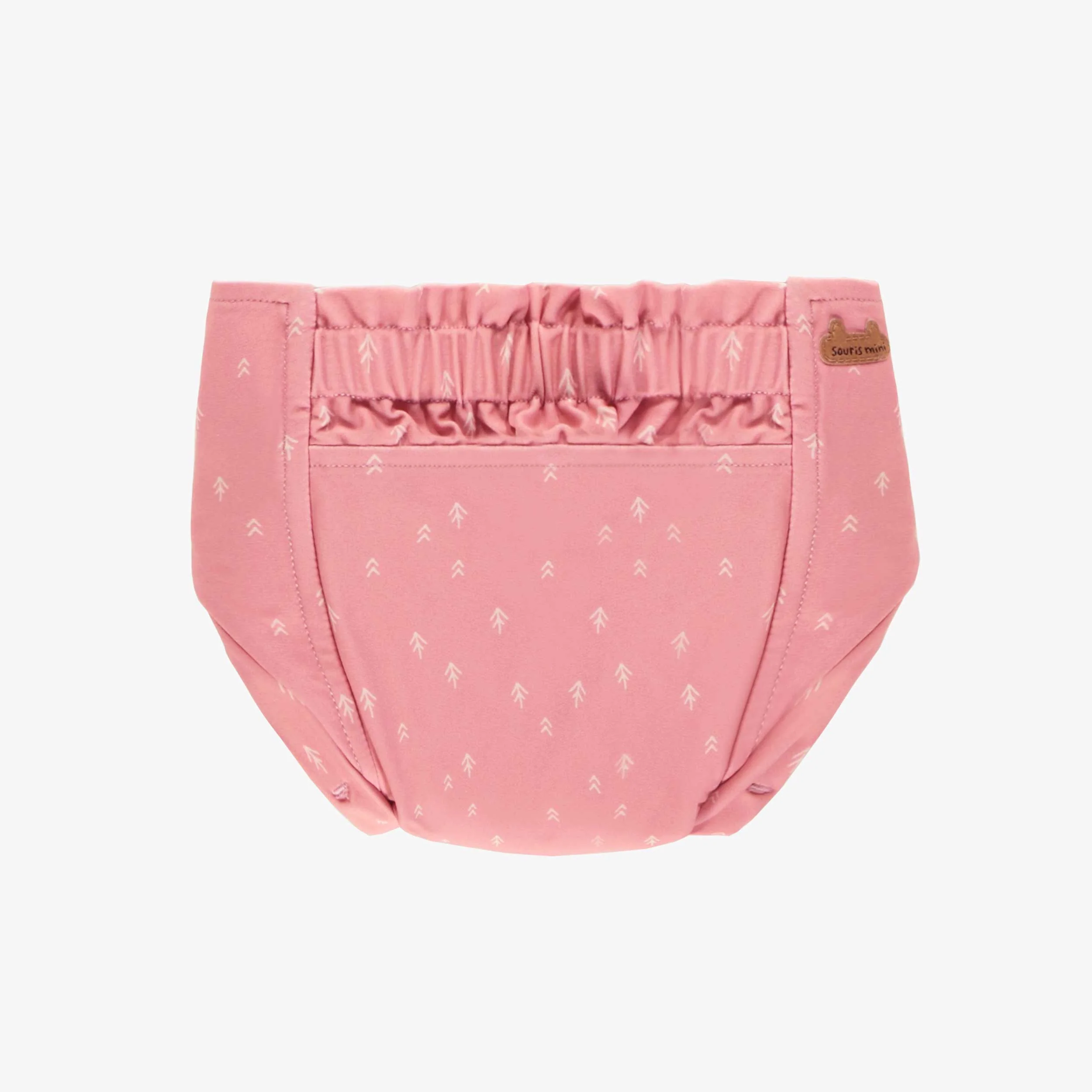 Couche réutilisable ultramince rose à motif de flèches, bébé - Image 3