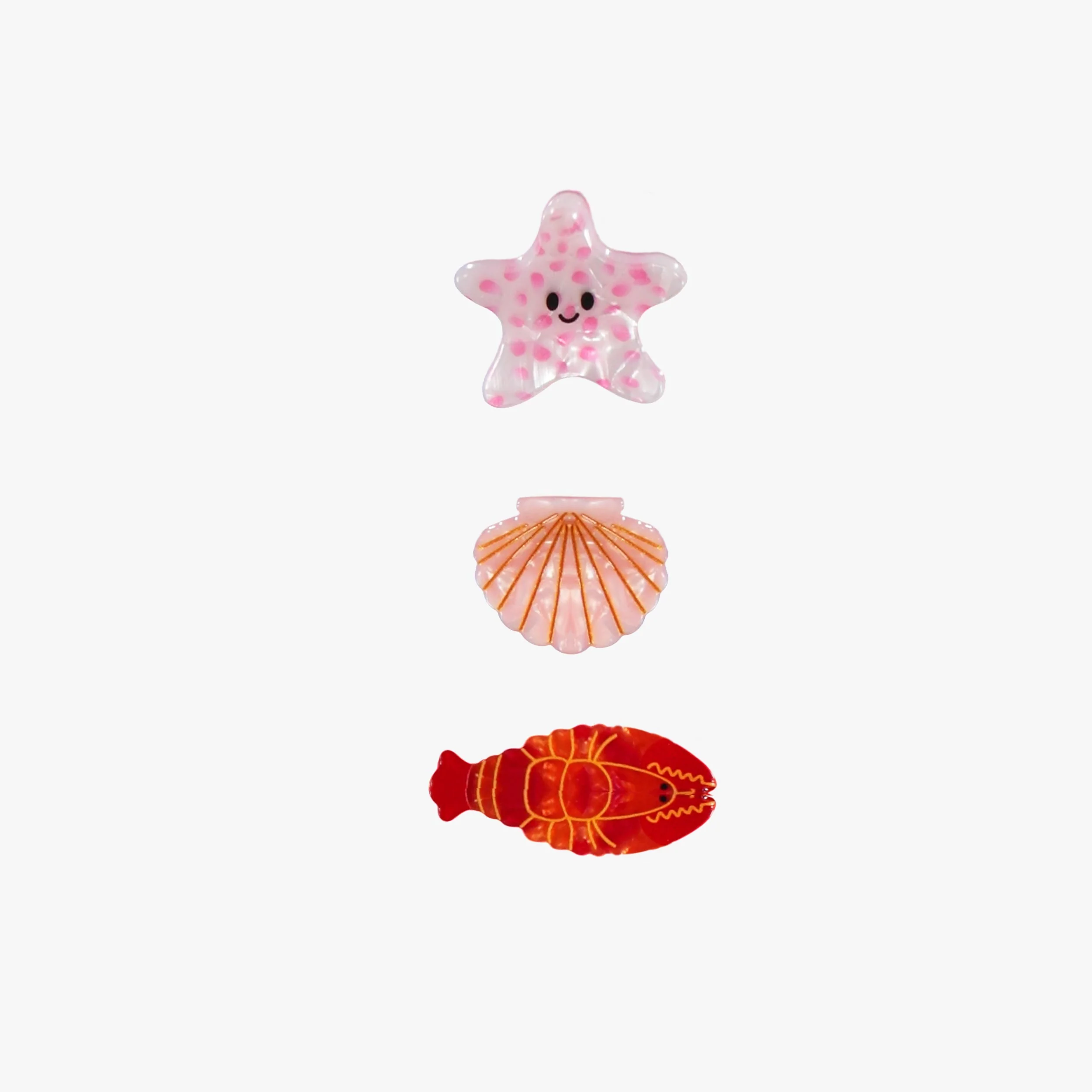 Ensemble de pinces à cheveux « Bord de mer », enfant
