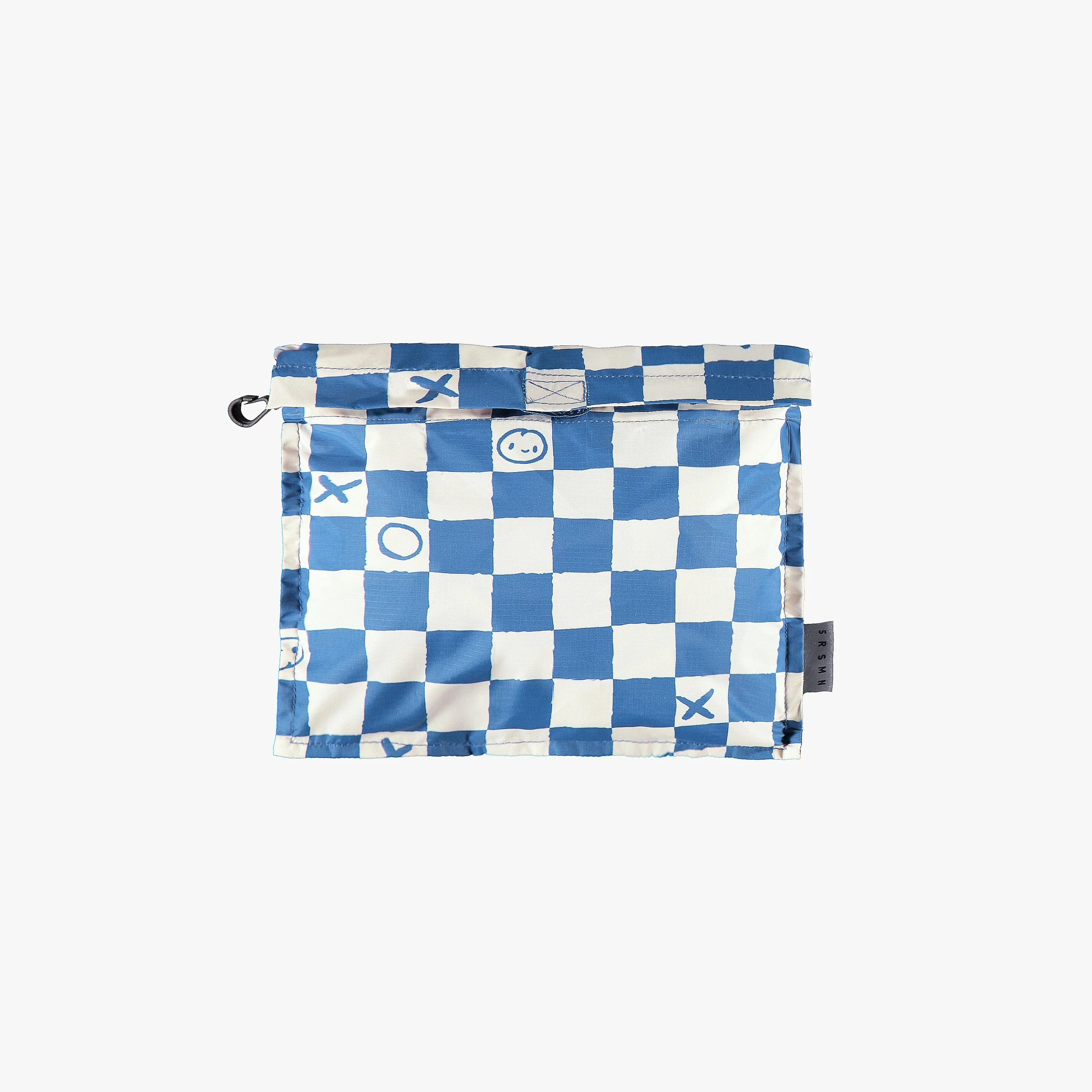 Manteau coupe-vent bleu à motif damier, bébé - Image 4