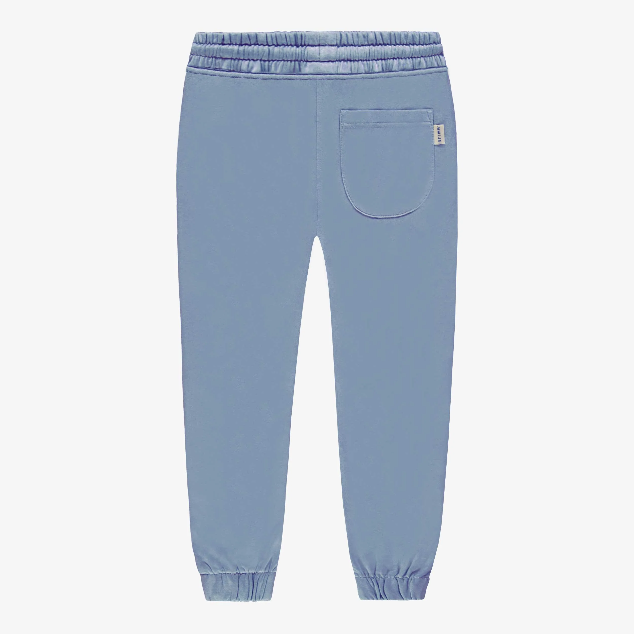 Pantalon turquoise style jogger en molleton, enfant - Image 2