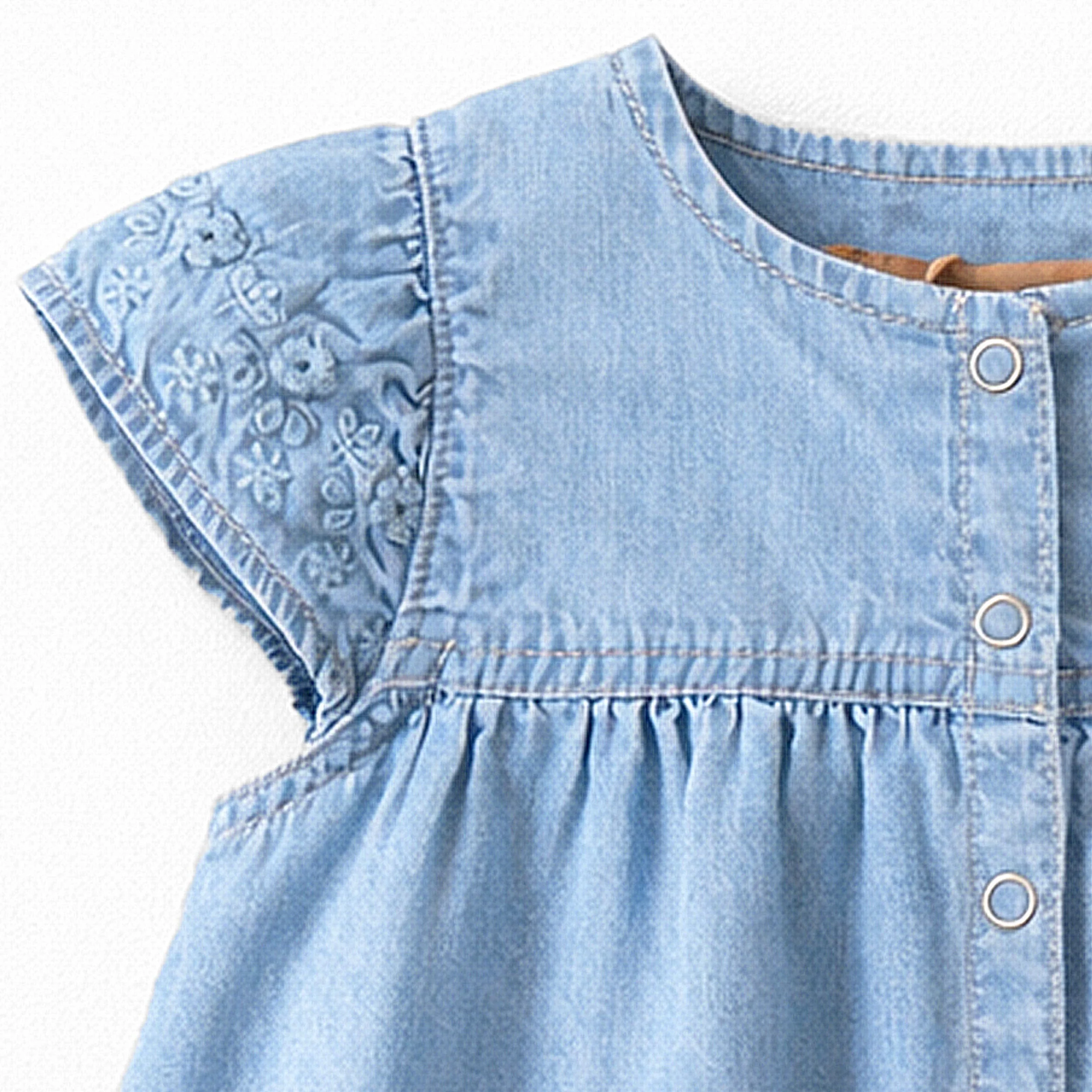 Robe en denim léger, bébé - Image 2