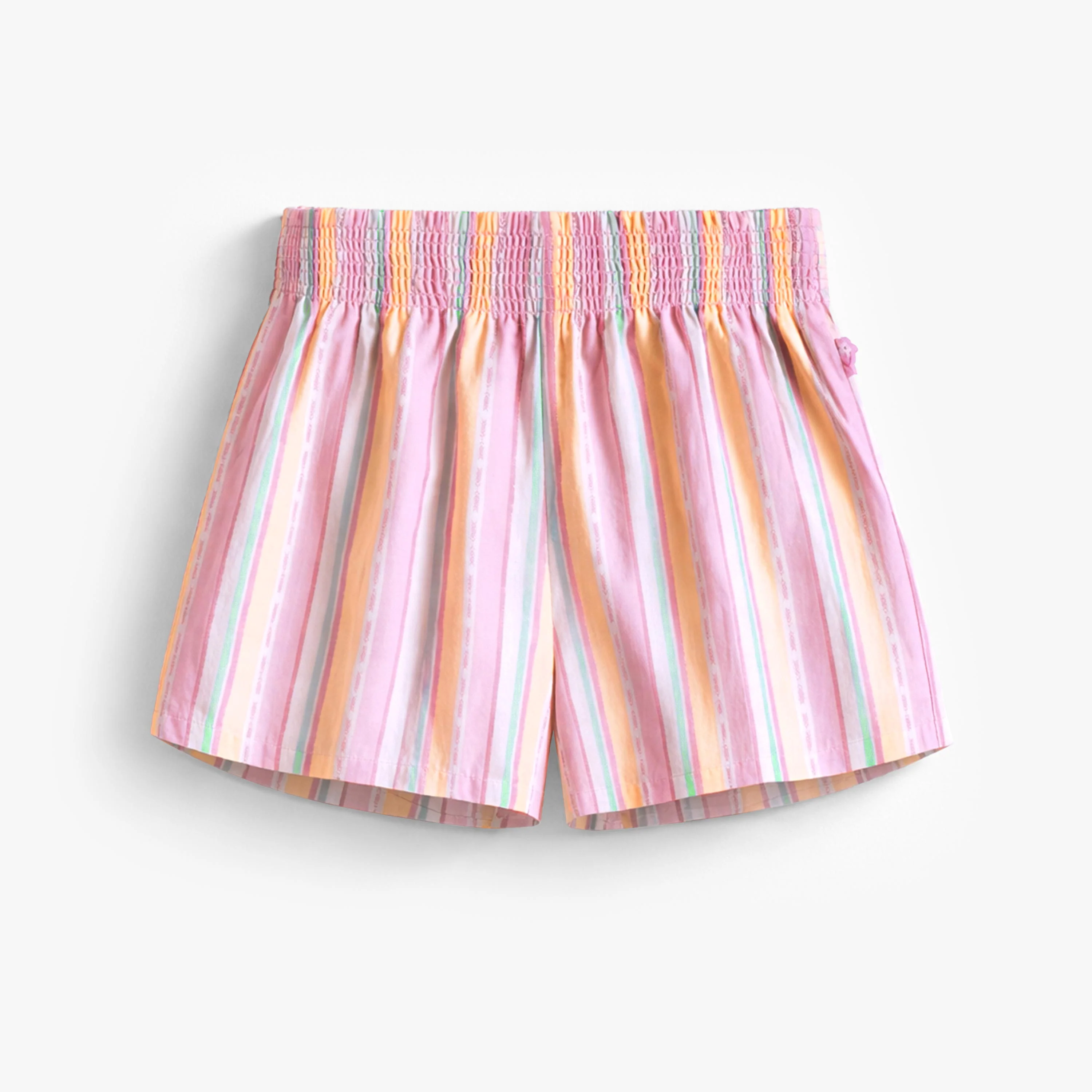 Short à rayures colorées, enfant